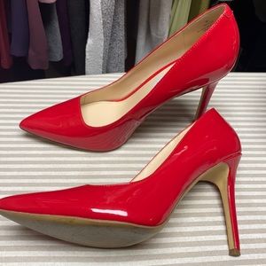 Red Nine West Heels